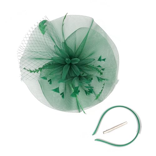 Punk Mittelalter Feder Blume Haarnadel Frauen Karneval Stirnband für Festival Party Aufführungen Abschlussball Haarschmuck Feder Stirnbänder Slip Mode für Frauen Feder Stirnband Karneval Kopfschmuck von Swetopq