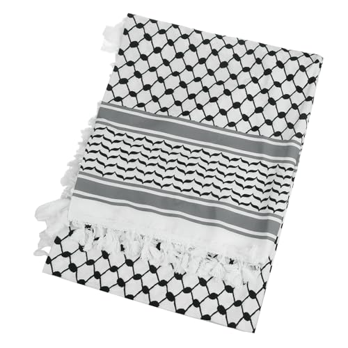 Schal Mit Jacquard Muster Arabischer Stil Haartuch Mehrzweck Kopfbedeckung Quadratischer Hiphop Turban Für Männer Foto Requisiten Keffiyeh Kopftuch Arabisches Shemagh Kopftuch Für Männer von Swetopq