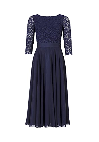 Swing Damen Abendkleid Marine 42 von Swing