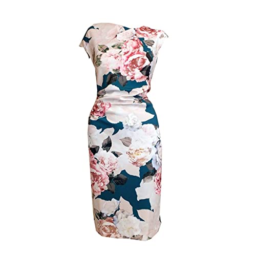 Swing Kleid Blumen Gr 44 von Swing