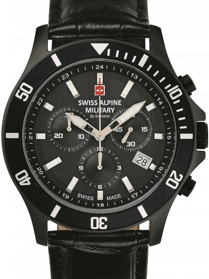 Quarzuhr Swiss Alpine Military 7022.9577 Chronograph 42mm 10ATM von Swiss Alpine Military