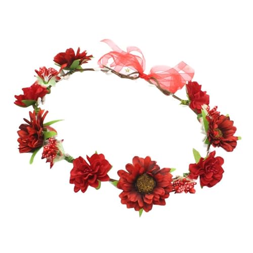 Blumenkranz, Blumenstirnbänder, Braut-Haar-Accessoire, Haarband für Damen, Hochzeit, Party, Zeremonie, Festival, Blumenstirnbänder von Sxett