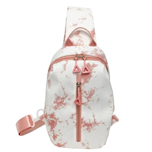 Sxett Brusttasche für Mädchen, leichte und einzigartige Schultertasche, Sport-Umhängetasche, ideal für Reisen, Schule und Arbeit, rose von Sxett