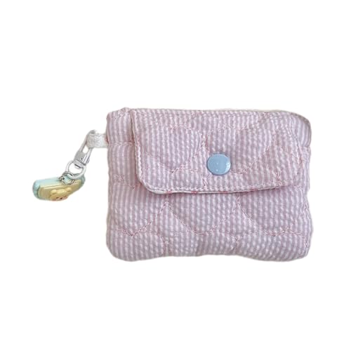 Sxett Praktischer Kartenhalter und Münzbeutel mit Aufbewahrungstasche mit Reißverschluss für den täglichen Gebrauch und auf Reisen, Love Pink Stripe Sxett Praktischer Kartenhalter und Münzbeutel mit Aufbewahrungstasche mit Reißverschluss für den täglichen Gebrauch und auf Reisen, Love Pink Stripe von Sxett