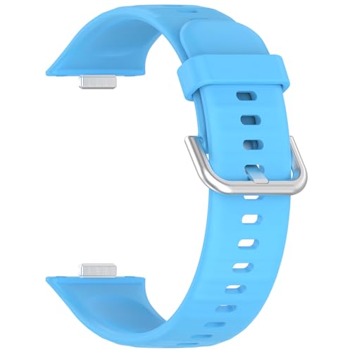 Sylphicryst Armband Kompatibel mit HUAWEI Watch Fit3,Schnellspanner Silikon Verstellbare Sportarmbänder Universal für Männer und Frauen,wasserdichtes schweißfestes Armband,Blau von Sylphicryst