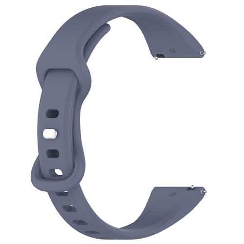 Sylphicryst-Armband Kompatibel mit galaxy watch3 45MM/watch 46mm,Schnellverschluss Silicone-Band für Männer und Frauen,Wasser- und schweißbeständig,Blaugrau von Sylphicryst