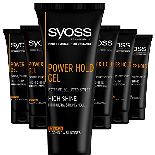 Syoss Men Power Hold Styling Gel 250ml 6 Stück von Syoss