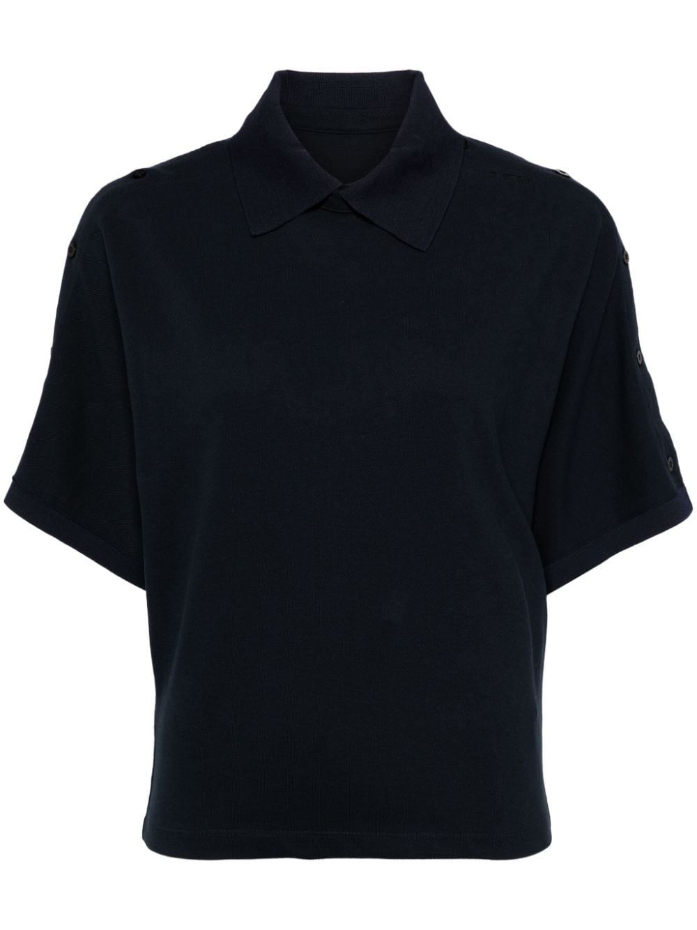 System Asymmetrisches Poloshirt - Blau von System