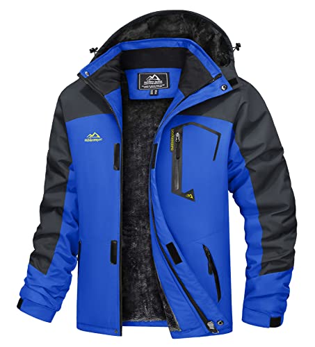 TACVASEN Herren Arbeitsjacke Winter Angeljacke Übergangsjacke Regenjacke Outdoorjacke Wasserdicht Atmungsaktiv Winddicht, Blau, M TACVASEN Herren Arbeitsjacke Winter Angeljacke Übergangsjacke Regenjacke Outdoorjacke Wasserdicht Atmungsaktiv Winddicht, Blau, M von TACVASEN