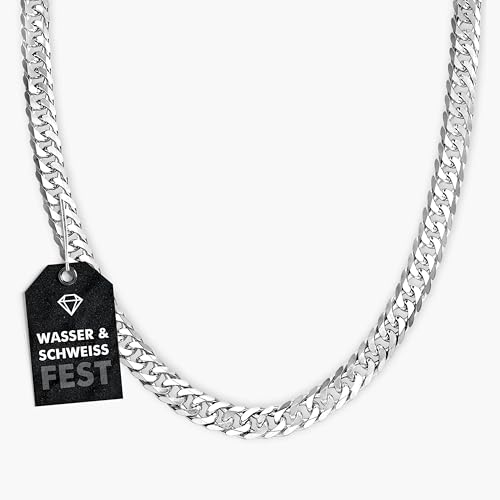 TAIPAN Silberkette Herren Doppel Panzerkette - Glänzend 55cm 6mm Echt 925 Sterlingsilber Halskette für Ihn mit Schmuckzertifikat/Silber Kette Orginal Herren/Geschenke für Männer TAIPAN Silberkette Herren Doppel Panzerkette - Glänzend 55cm 6mm Echt 925 Sterlingsilber Halskette für Ihn mit Schmuckzertifikat/Silber Kette Orginal Herren/Geschenke für Männer von TAIPAN