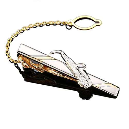 TAMSNDL Krawattenklammer Musik Saxophon Krawatte Clip männer Hochzeit Business Hemd Anzug Krawatte Abzeichen Pin Geschenk TAMSNDL Krawattenklammer Musik Saxophon Krawatte Clip männer Hochzeit Business Hemd Anzug Krawatte Abzeichen Pin Geschenk von TAMSNDL