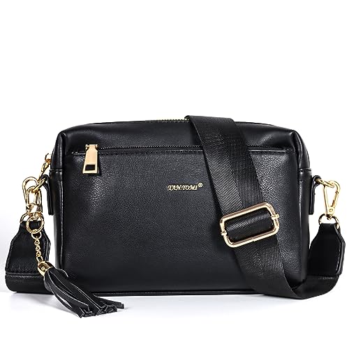 TANTOMI Umhängetasche Damen,Handtasche Damen,Crossbody Bag Breitem Schultergurt kleine umhängetasche damen für Drei Reißverschlussfächern,Tasche Damen für Tägliches Arbeiten,Einkaufen,Reisen TANTOMI Umhängetasche Damen,Handtasche Damen,Crossbody Bag Breitem Schultergurt kleine umhängetasche damen für Drei Reißverschlussfächern,Tasche Damen für Tägliches Arbeiten,Einkaufen,Reisen von TANTOMI