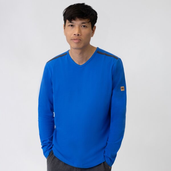 TAO Sportswear Langarm Herren Freizeitshirt ECKY aus Bio-Baumwolle von TAO Sportswear