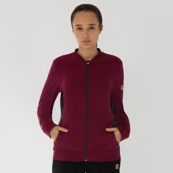 TAO Sportswear Taillierte Damen Bio-Baumwolljacke EFFI mit Stehkragen von TAO Sportswear