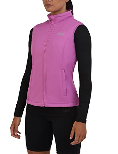 TCA Damen Flyweight winddichte Lauf- und Fahrradweste mit Reißverschlusstaschen - Rosa, XL TCA Damen Flyweight winddichte Lauf- und Fahrradweste mit Reißverschlusstaschen - Rosa, XL von TCA