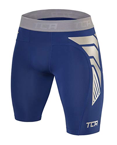 TCA Jungen CarbonForce Pro Thermo Kompression Unterwäsche Shorts - Blau, 12-14 Jahre von TCA