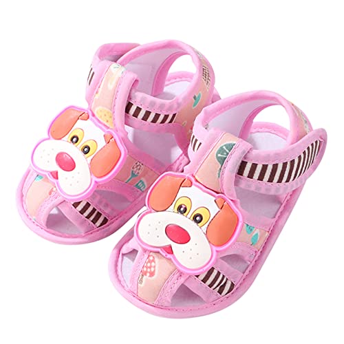 Baby Mädchen Jungen Weiche Kleinkind Schuhe Kleinkind Kleinkind Schuhe Cartoon Welpen Prinzessin Schuhe Sandalen Badeschuhe Baby Sportschuhe Turnschuhe Neugeborene Krippeschuhe (Pink, 9 Months) von TDEOK