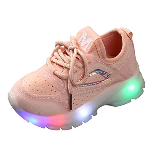 Kinder Sportschuhe Mädchen Blink Schuhe Freizeitschuhe Antirutsch Laufschuhe - Bequem Lauflernschuhe Walkingschuhe Casual Leuchtende Schuhe Outdoor Schuhe Laufschuhe Mädchen Turnschuhe von TDEOK