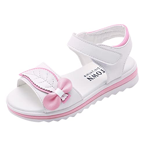 TDEOK Kinderschuhe Mode Dicke Sohle Sandalen Weiche Sohle Bequeme Prinzessin Sandalen Sandalen Jungs 35 (White, 35 Big Kids) von TDEOK