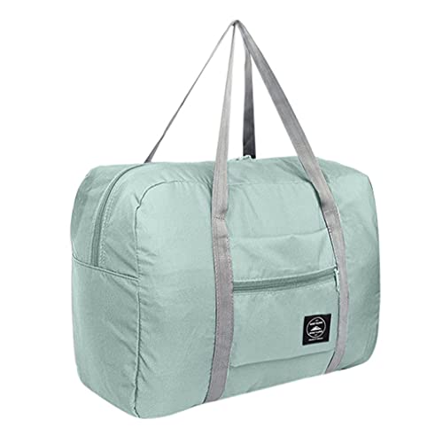 TDEOK Mode Tragen Reisetasche große Frauen für Mann Gepäck Reisen auf der Tasche Kapazität Handgepäck Trolley Hartschale (Light Blue, One Size) von TDEOK