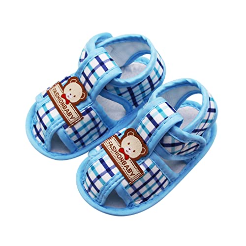 TDEOK Prinzessin Mädchen Kinder Kinder Schuhe Kleinkind Schuhe Sandalen Infant Soft Kleinkind Baby Turnschuhe Sportschuhe 26 Mädchen (Blue, 20 Infant) von TDEOK