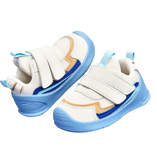 TDEOK Sportschuhe für Babys, Mädchen und, weiche Sohle, Anti-Kick-Through-Schuhe, leichte Wanderschuhe Lauflernschuhe Größe 20 (Blue, 23 Infant) von TDEOK