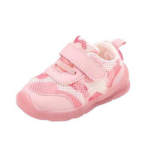 TDEOK Turnschuhe für und Mädchen, atmungsaktiv, mit, rutschfest, mit weicher Sohle Halbschuhe Herren (Pink, 23.5 Toddler) von TDEOK