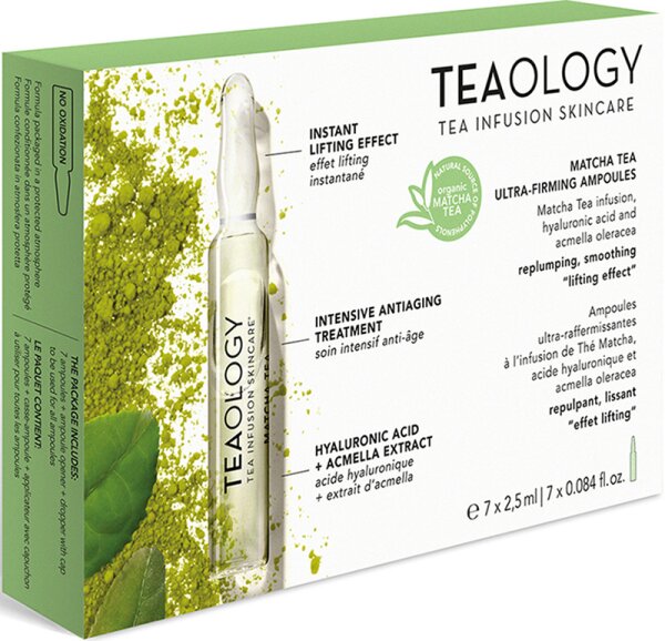 TEAOLOGY Face Care Matcha Tea Ultra Firming Ampoules 7 x 2,5 ml von TEAOLOGY