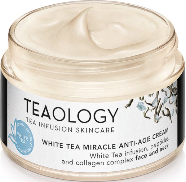 TEAOLOGY Face Care White Tea Miracle Anti Age Cream 50 ml von TEAOLOGY