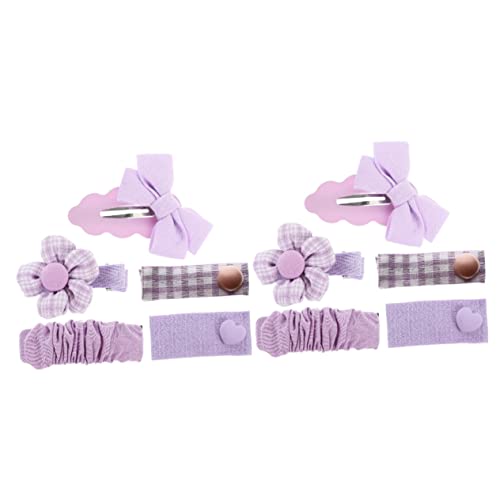 TEHAUX 10 Stk Tüll Schmetterling Haarspange Lila Haarspange Haarschmuck Für Frauen Schmetterlings-haarspangen Schöne Haarspangen Tiara Mädchen Karikatur Metall Entenschnabel-clip von TEHAUX