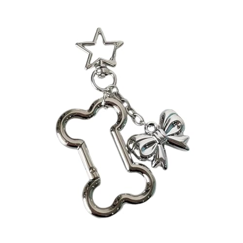 TEMOOUES Schlüsselanhänger aus Metall, Schleife, Knochen, süßer Anhänger, hängende Ornament, Schlüsselanhänger, Rucksack, Dekoration, Schmuck für Frauen und Mädchen TEMOOUES Schlüsselanhänger aus Metall, Schleife, Knochen, süßer Anhänger, hängende Ornament, Schlüsselanhänger, Rucksack, Dekoration, Schmuck für Frauen und Mädchen von TEMOOUES