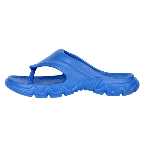 TEidea Badelatschen Herren Hausschuhe Für Mann Sommer Herren Lässige Schuhe Im Freien Im Freien Flip Flops-b-blau-44 von TEidea