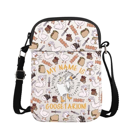 TGBJE Gamer-Fans Geschenk Gans Astarion Crossbody Bag Honk Goose Tier Geschenk Gans mit Messer Messenger Bags Cosplay Spiel Geschenk, Goose Knift Cb TGBJE Gamer-Fans Geschenk Gans Astarion Crossbody Bag Honk Goose Tier Geschenk Gans mit Messer Messenger Bags Cosplay Spiel Geschenk, Goose Knift Cb von TGBJE
