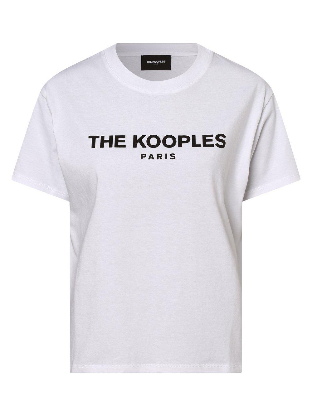 The Kooples T-Shirt Damen Baumwolle bedruckt, weiß von THE KOOPLES