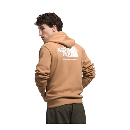 THE NORTH FACE Herren Box NSE Pullover Hoodie (Standard und Big Size), Mandelbutter/Pink Moss, XX-Large von THE NORTH FACE