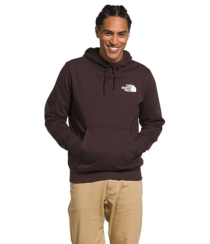 THE NORTH FACE Herren Box NSE Pullover Hoodie (Standard und Big Size), Kohlebraun/Monogramm, Small von THE NORTH FACE