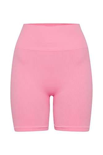 THEJOGGCONCEPT JCSahana Damen Shorts Leggings Sporthose Yoga Kurze Hose elastisch Slim Fit High Waist, Größe:L/XL, Farbe:Rosebloom (152214) von THEJOGGCONCEPT