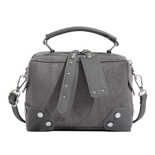 Handtasche Damen 2024 Retro Kleine Quadratische Tasche Modische Pendler Umhängetasche Umhängetasche (Color : C2, Size : 19 * 9 * 13cm) von THEPOS