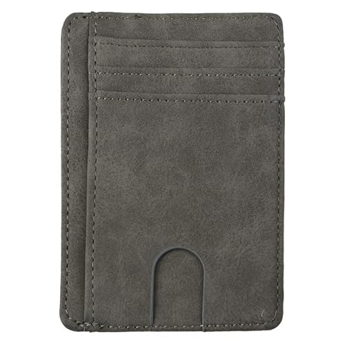 THEPOS Schlanke, blockierende Leder-Geldbörse, Kreditkartenetui, Ausweishalter, Geldbeutel for Herren und Damen, 11,5 x 8 x 0,5 cm (Color : C1) von THEPOS