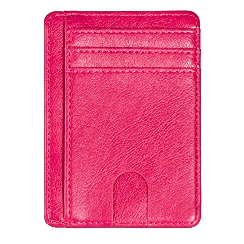 THEPOS Schlanke, blockierende Leder-Geldbörse, Kreditkartenetui, Ausweishalter, Geldbeutel for Herren und Damen, 11,5 x 8 x 0,5 cm (Color : C15) von THEPOS