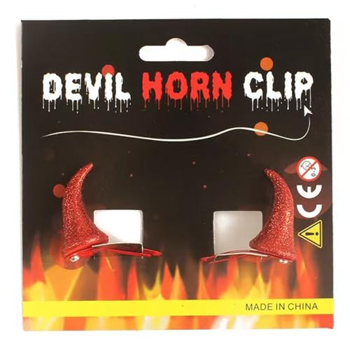 2pcs Teufel Horn Haare Klammern Haarnadel Haare Haarbögen Für Frauen Halloween Haare Clip Vintage Haar Bögen Haare Barrette 2pcs Teufel Horn Haare Klammern Haarnadel Haare Haarbögen Für Frauen Halloween Haare Clip Vintage Haar Bögen Haare Barrette von THINCAN
