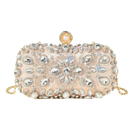 Elegante Abendtasche Mit Abnehmbarer Kettenriemen Perlen Abendessen Für Partys Und Hochzeiten Elegante Abendtasche Mit Abnehmbarer Kettenriemen Perlen Abendessen Für Partys Und Hochzeiten von THINCAN