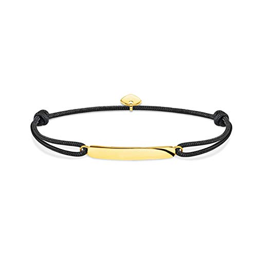 THOMAS SABO Unisex Kette Little Secret Classic Gold 925 Sterlingsilber, 750 Gelbgold Vergoldung, Nylon LS115-848-11 THOMAS SABO Unisex Kette Little Secret Classic Gold 925 Sterlingsilber, 750 Gelbgold Vergoldung, Nylon LS115-848-11 von THOMAS SABO