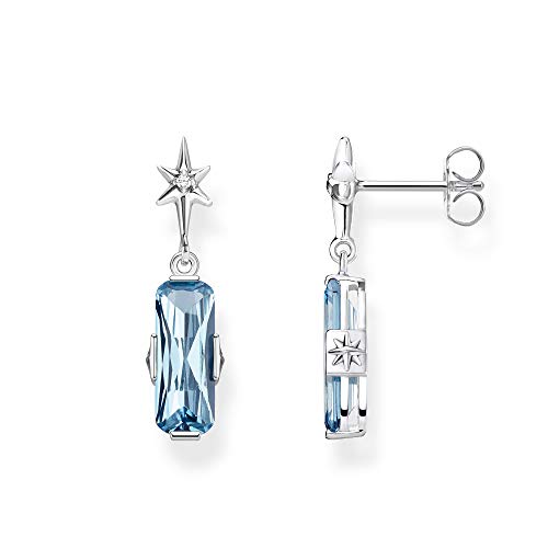 Thomas Sabo Ohrstecker Blauer Stein mit Stern, H2107-644-1, Blau, 2.7 von THOMAS SABO