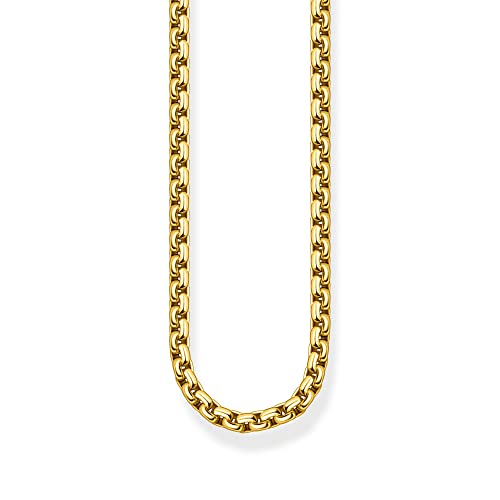 Thomas Sabo Herren Venezia-Kette vergoldet, aus 925er Sterlingsilber mit 750er Gelbgold-Vergoldung, Länge 60cm, KE1110-413-39-L60 Thomas Sabo Herren Venezia-Kette vergoldet, aus 925er Sterlingsilber mit 750er Gelbgold-Vergoldung, Länge 60cm, KE1110-413-39-L60 von THOMAS SABO