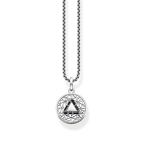 Thomas Sabo Herren Kette Elements of Nature silber, aus 925er Sterlingsilber mit schwarzen Zirkonia-Steinen, Länge 50cm, KE2152-051-11-L50V Thomas Sabo Herren Kette Elements of Nature silber, aus 925er Sterlingsilber mit schwarzen Zirkonia-Steinen, Länge 50cm, KE2152-051-11-L50V von THOMAS SABO