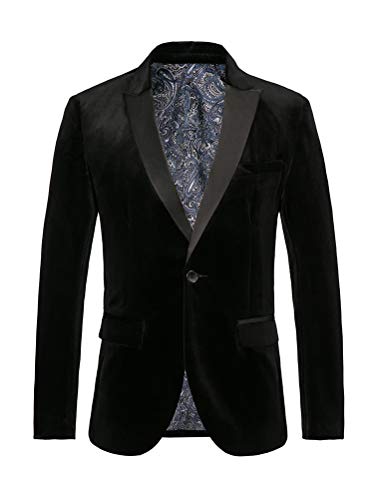 THWEI Herren Blazer aus Samt, Slim Fit - - M THWEI Herren Blazer aus Samt, Slim Fit - - M von THWEI
