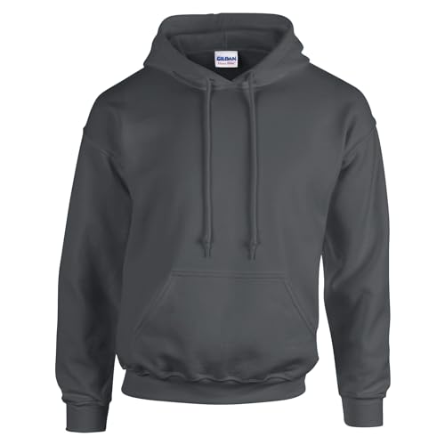 TICTEX Hoodie Herren by Gildan | Kapuzenpullover S - 5XL in vielen Farben | Heavy Blend Komfortable Passform Langlebig und Stilvoll | Ideal für den Alltag und Sport | Charcoal, XL von TICTEX