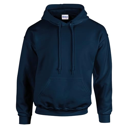 TICTEX Hoodie Herren by Gildan | Kapuzenpullover S - 5XL in vielen Farben | Heavy Blend Komfortable Passform Langlebig und Stilvoll | Ideal für den Alltag und Sport | Navy, 3XL von TICTEX