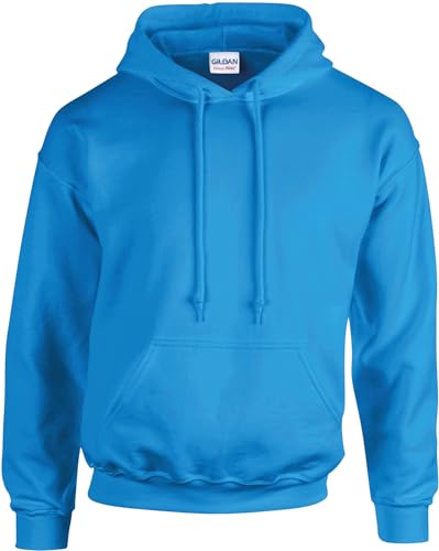 TICTEX Hoodie Herren by Gildan | Kapuzenpullover S - 5XL in vielen Farben | Heavy Blend Komfortable Passform Langlebig und Stilvoll | Ideal für den Alltag und Sport | Sapphire, 4XL von TICTEX